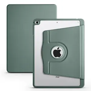 Чехол для iPad Air / Air 2 / 9.7" (2017-2018) с подставкой 360 и держателем для стилуса темно-зеленый
