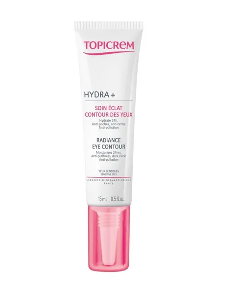 Topicrem Hydra+ Крем для контура глаз с эффектом сияния 15 мл