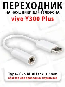 Переходник для наушников для телефона vivo Y300 Plus - ( Type-C на MiniJack 3.5mm )