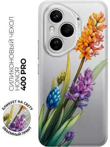Чехол на Honor 400 Pro с принтом "Весенний калейдоскоп"