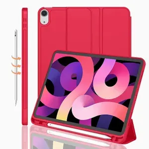 Чехол для iPad 5/6 (9.7") / iPad Air Тройное Сложение ModMac TPU Case Red