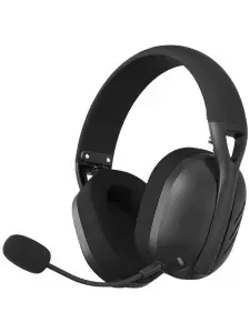 ARDOR GAMING Наушники с микрофоном Temple V2, Bluetooth, Радиоканал, USB Type-C, черный