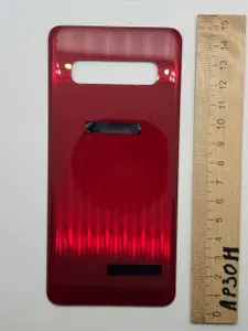Задняя крышка для Samsung G973 Galaxy S10 (красный) Red СТЕКЛО