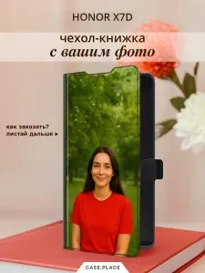 Чехол на Хонор X7d книжка со своим фото