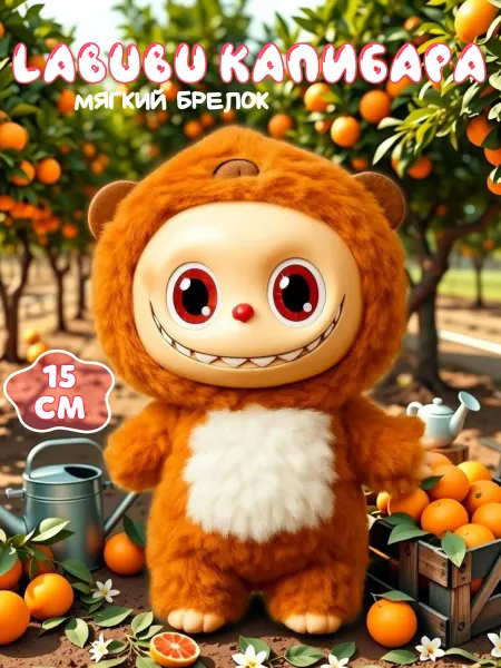 IGLUSHKI Лабубу в костюме капибары мягкая игрушка брелок
