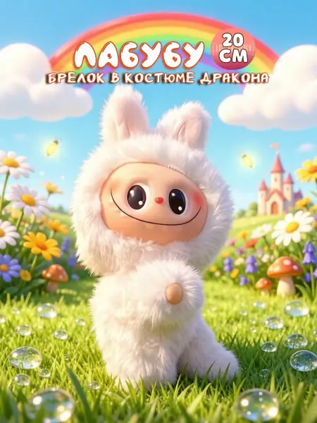 IGLUSHKI Лабубу в костюме дракона мягкая игрушка