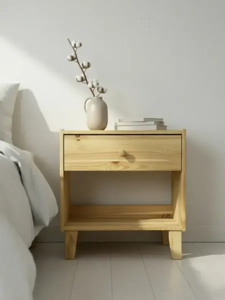 IKEA Тумба прикроватная, массив сосны