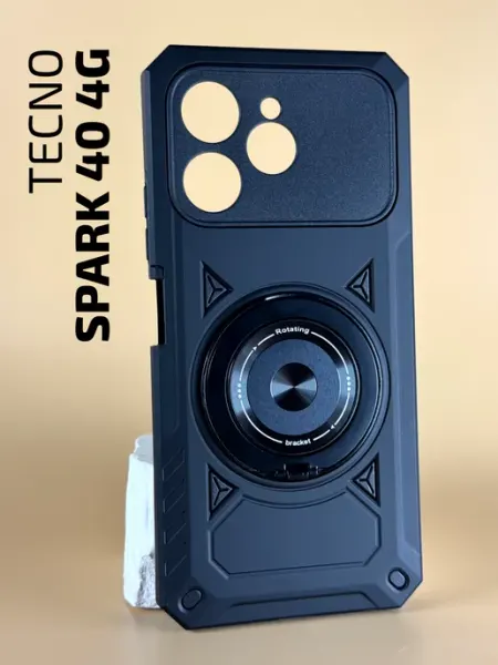 Чехол на Tecno Spark 40 4G, противоударный с кольцом