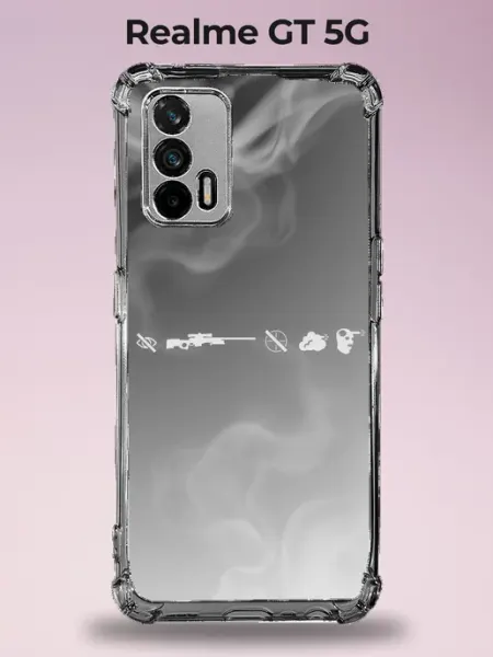 Чехол Realme Gt 5G силиконовый КС2 Контер страйк Mandarin Covers