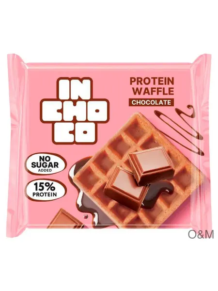 Вафли венские протеиновые Inchoco Шоколад, 6шт
