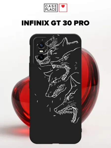 Чехол на Infinix GT 30 Pro с волком Case Place