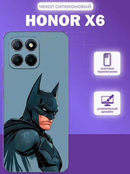 Чехол на Honor X6 Бэтмен iNCoverCase