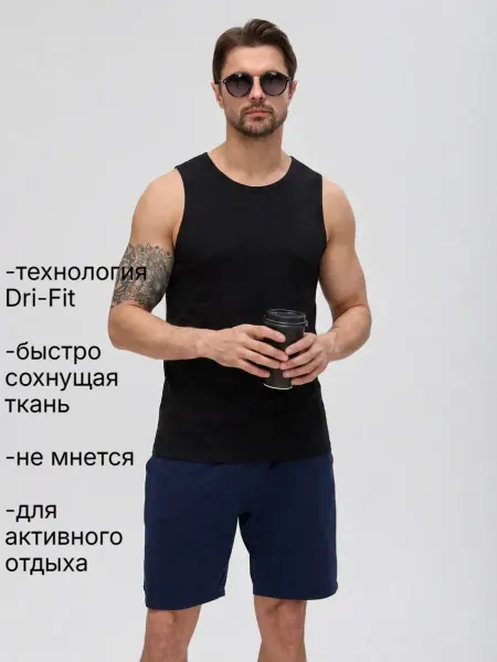 STREET INDUSTRIES Майка спортивная для фитнеса свободная