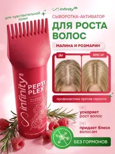 Сыворотка-активатор для роста волос INFINITY PEPTI PLEX.Жгучий Перец и Ниацинамид