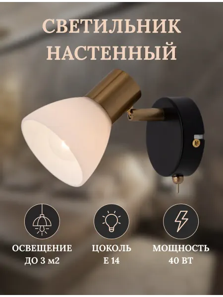 Inlustris Светильник настенный Спот поворотный