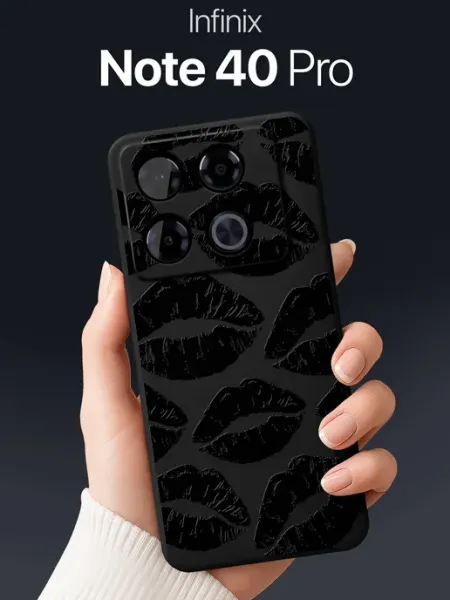 Чехол на Infinix Note 40 Pro с поцелуями SCDesign