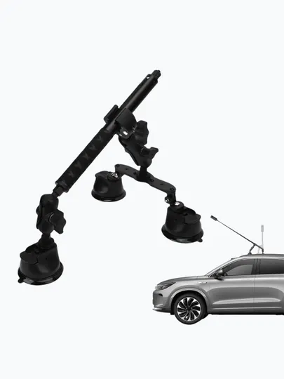 Комплект автомобильного крепления с тройной присоской для Insta360 и экшн-камер