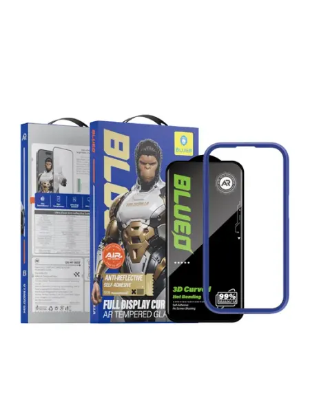 Стекло на iPhone 17 Pro Max 16 Pro Max 3D AR Curved Hot Bend BLUEO