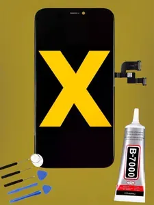 Дисплей для iPhone X с тачскрином + клей