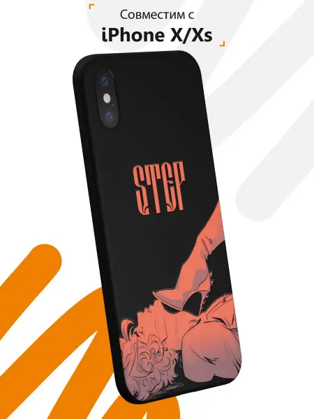 Мобилиус Чехол на iPhone X XS с принтом Каблук