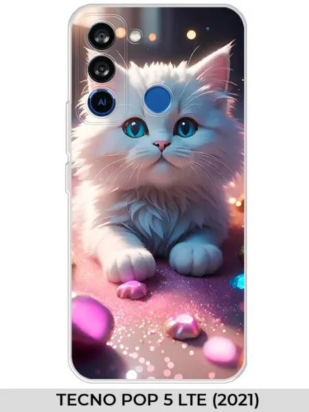 Чехол на POP 5 LTE с принтом TECNO