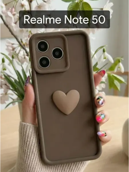 Чехол на Realme Note 50 Сердечко Orangeman