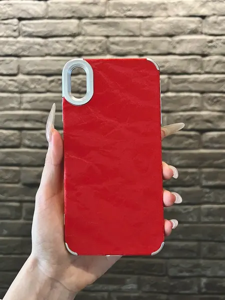 Чехол-накладка О'кейси, для iPhone XS Max, с принтом, защита камеры, красный