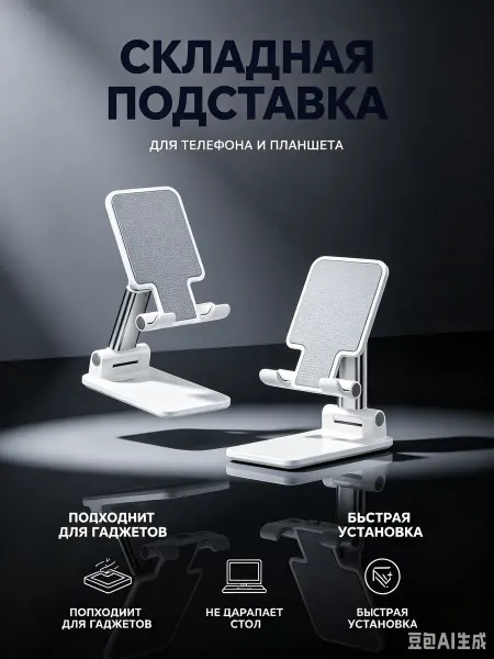 Isa держатель для телефона и планшета на стол складная