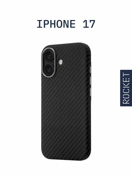 Чехол на iPhone 17 ROCKET Graphic, магнитный, цвет: черный