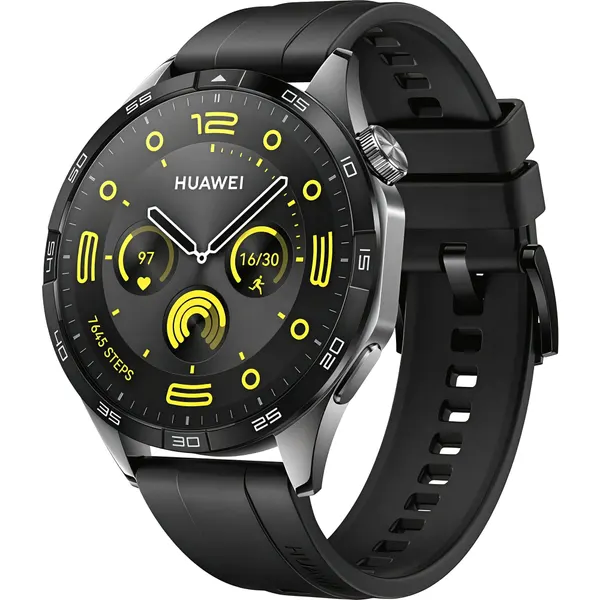 Умные часы HUAWEI Watch GT 4, 46mm (1.43" AMOLED, IP68 5ATM), PNX-B19, черный