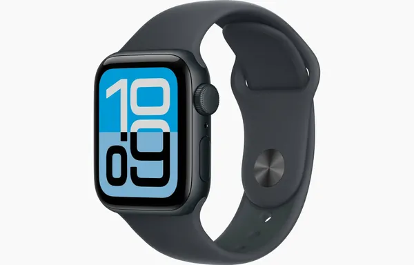 Умные часы Apple Watch SE 3 GPS 44мм, Midnight Aluminum Case with Midnight Sport Band - M/L