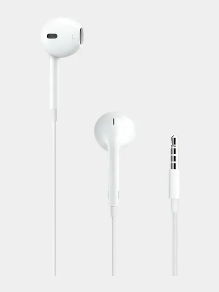 Проводные наушники apple jack 3.5mm aux без ваккумные наушники