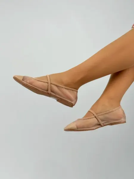 IT-Shoes Балетки сетчатые круглый нос дышащие