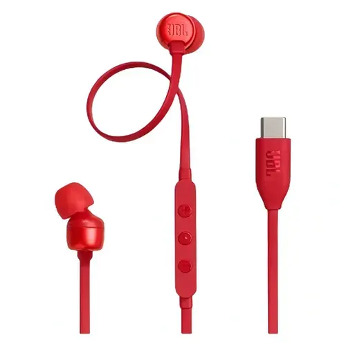Наушники внутриканальные JBL JBLT310CRED