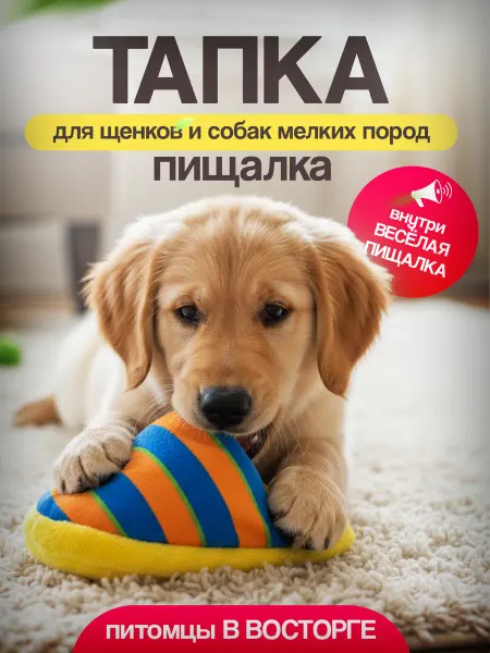 JeMiTix Игрушка для собак тапка