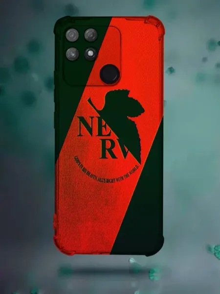 Чехол на realme narzo 50a Евангелион НЕРВ MM4