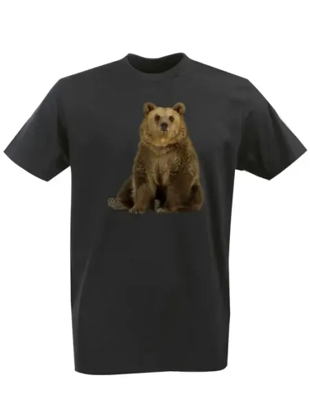 Футболка с принтом Медведь (Bear)