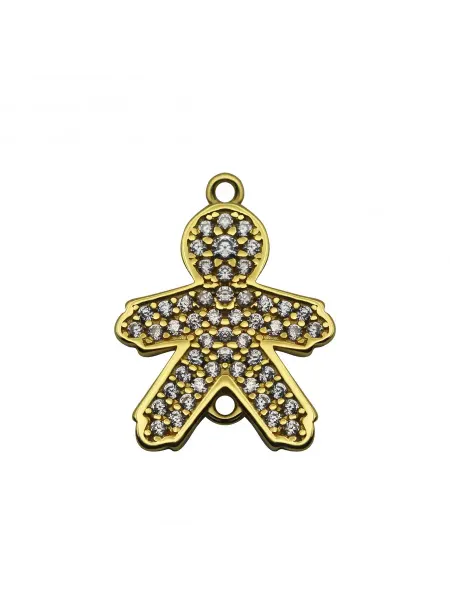 LOTUS jewelry parts Коннектор для бижутерии,мальчик 1шт