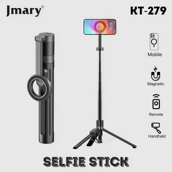 Штатив и селфи-палка Jmary KT-279 с магнитным MagSafe дистанционным управлением