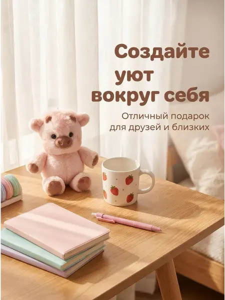 Joy of Panda Мягкая игрушка брелок бычок