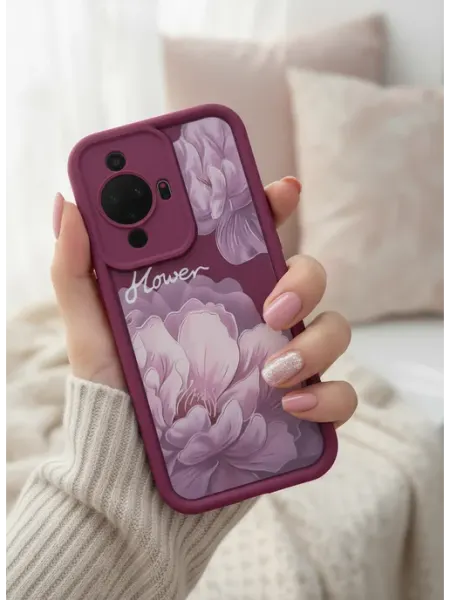 Чехол на Huawei Nova 11 Цветок CRAZY CAT