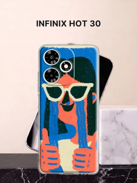 Чехол на Infinix Hot 30 pinterest Andy&Paul