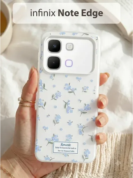 Нежный чехол с цветами на infinix Note Edge РИНОФОН