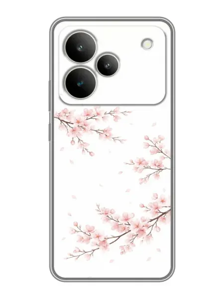 Чехол на Realme P4 цветы сакуры ChesnoCase