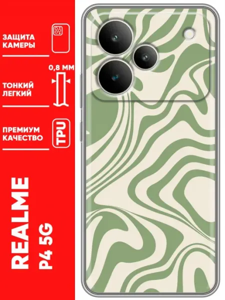Чехол на Realme P4 красивые женские узоры Trendmall