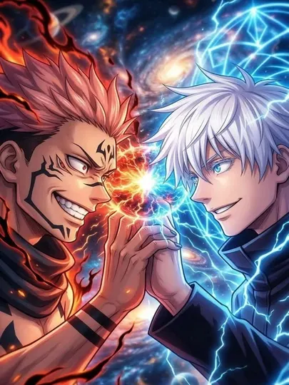 Магическая битва Jujutsu Kaisen постеры плакаты ламинированные А4 формата