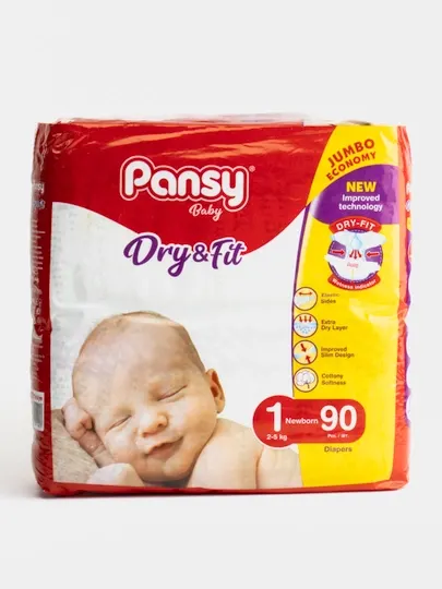 Детские подгузники Pansy Jumbo Newborn