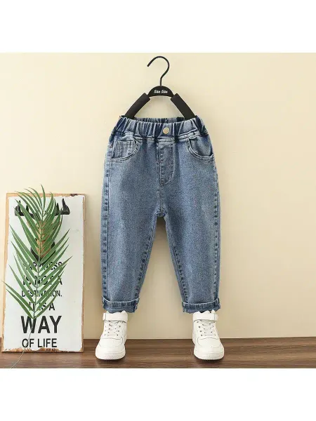 K&K trend Джинсы на резинке джоггеры
