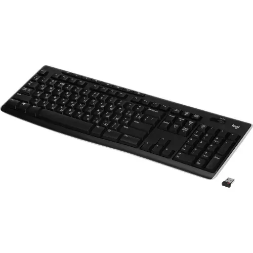 Клавиатура Logitech K270 черный-белый