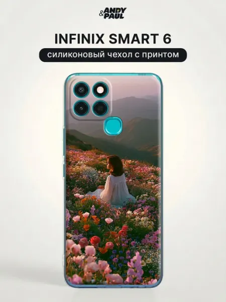 Чехол на Infinix Smart 6 горы Andy&Paul